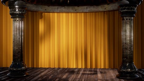stage-curtain-with-light-and-shadow